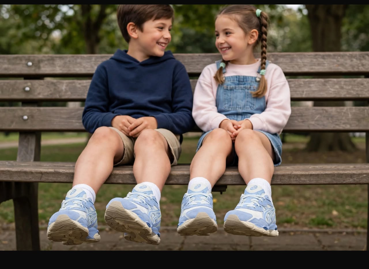 Basket training Gel bleu ciel - Enfant (26-35)