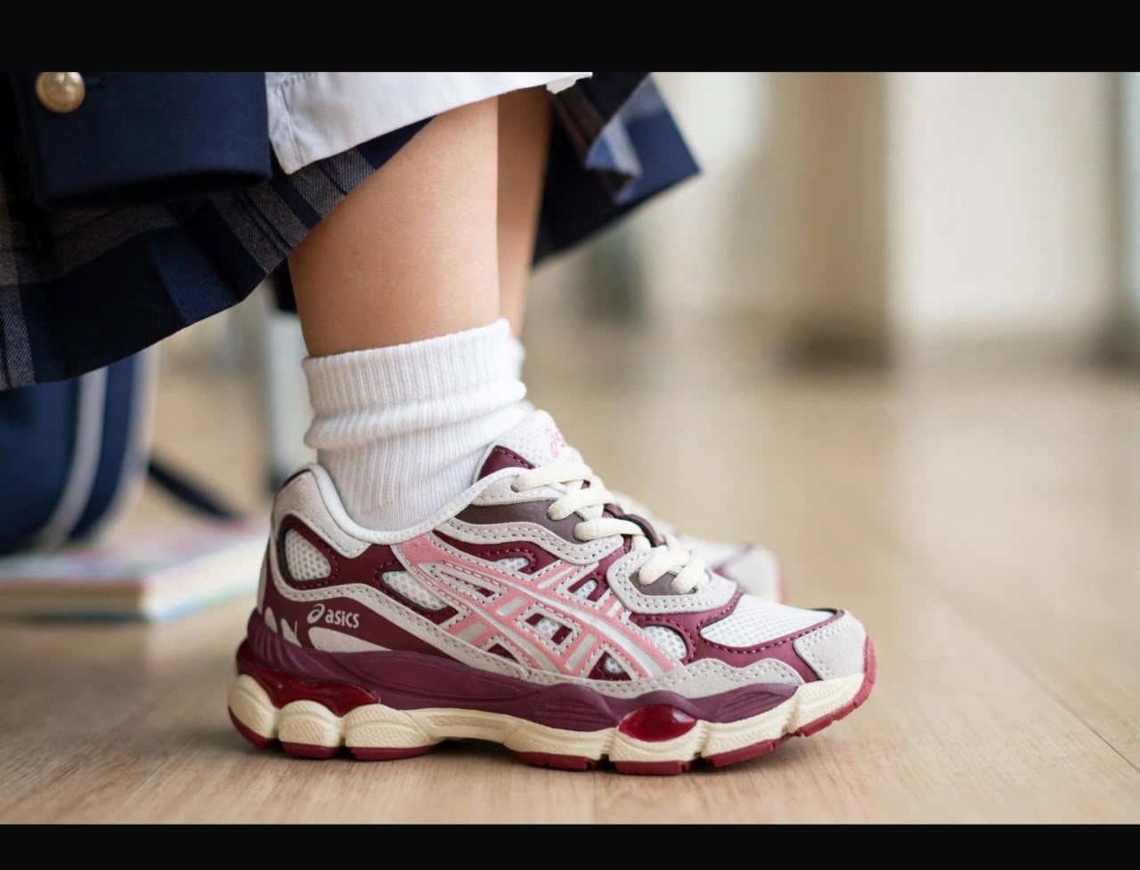 Basket training Gel bordeaux rose - Enfant (26-35)