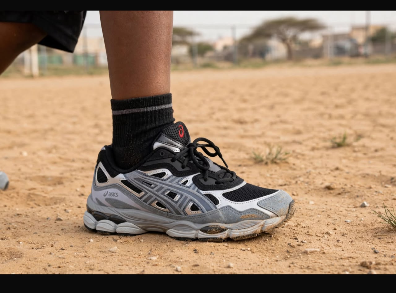 Basket training Gel gris noir - Adulte (41-46)