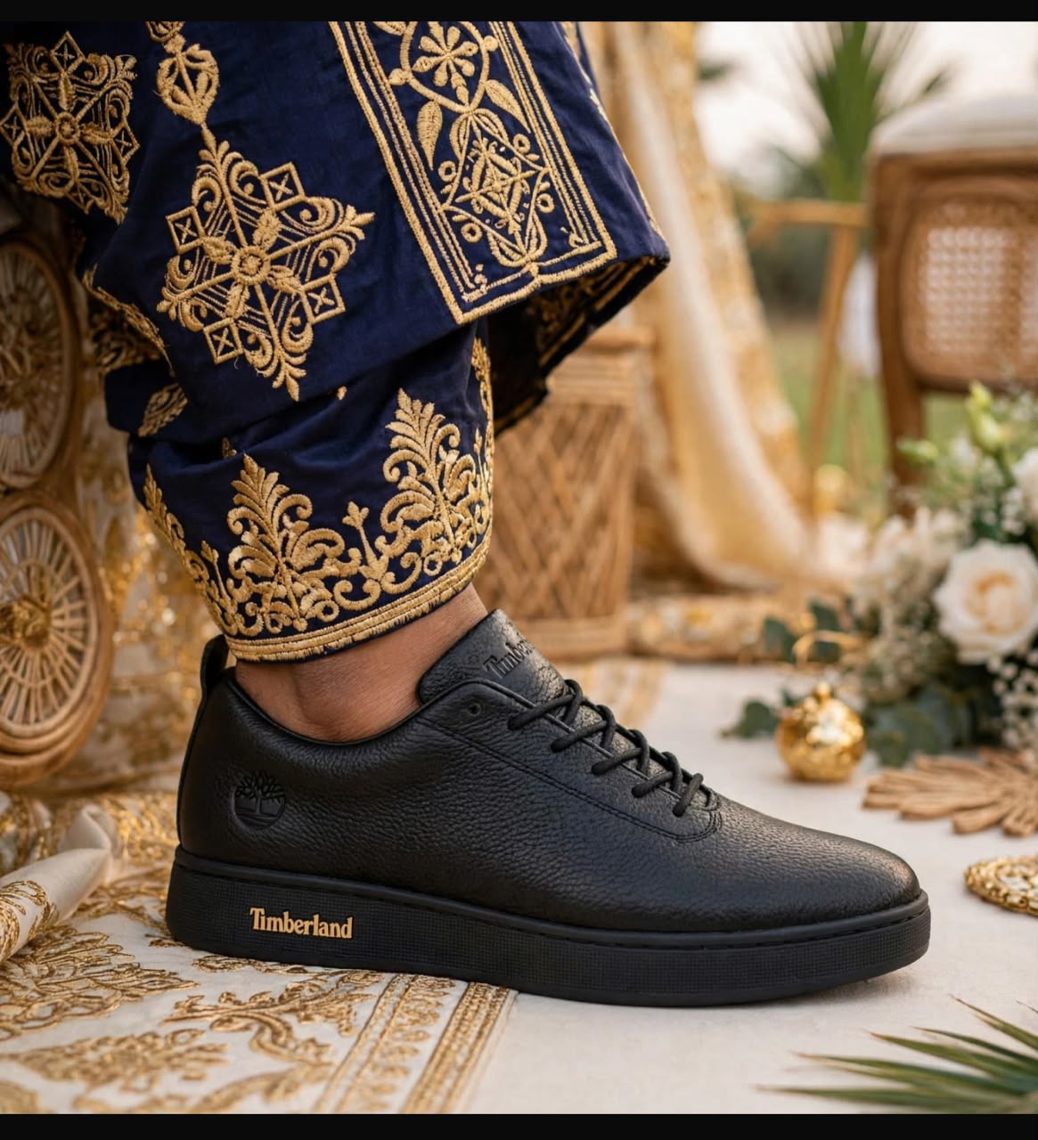 Sneaker cuir ville noir - Enfant (26-35)