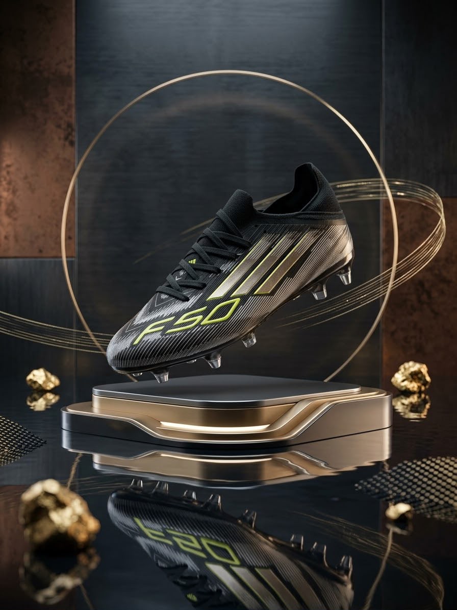 Crampons de football noir doré - Adulte (41-46)